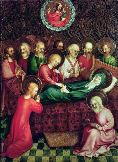 Der Tod der Jungfrau Maria, 1450 von German School